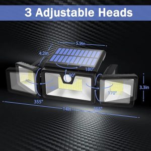 3 heads solar light4